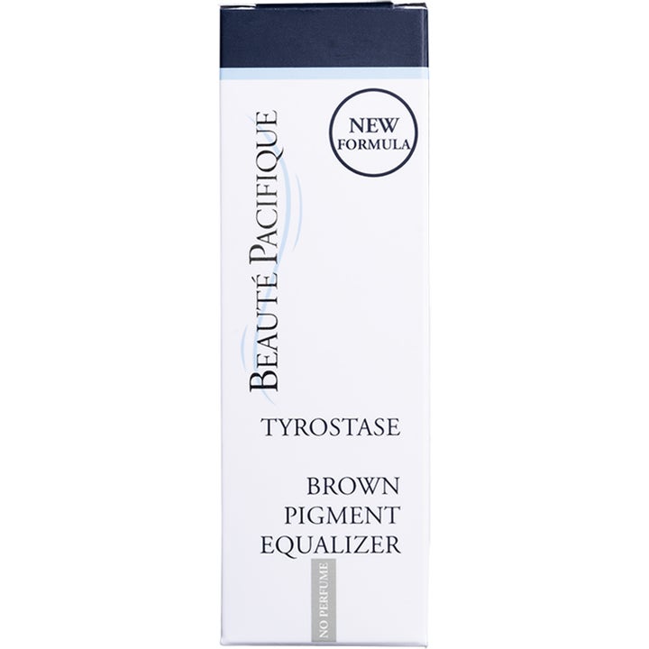 Beauté Pacifique Tyrostase Pigment Equalizer 15 ml brun pigment utjämnare i vit ytterförpackning märkt New Formula