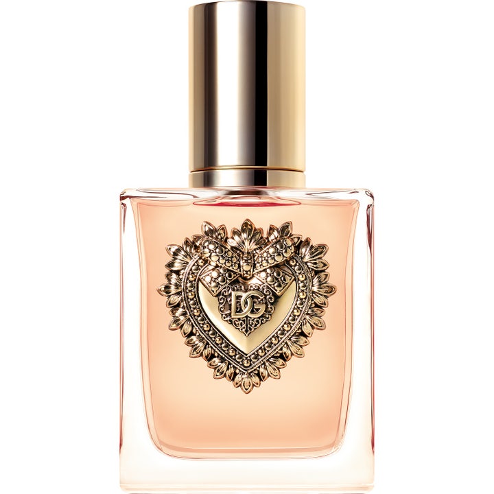 Dolce & Gabbana Devotion Eau de Parfum 50ml parfym som ger en lyxig känsla i glasflaska med ett guldfärgat hjärta