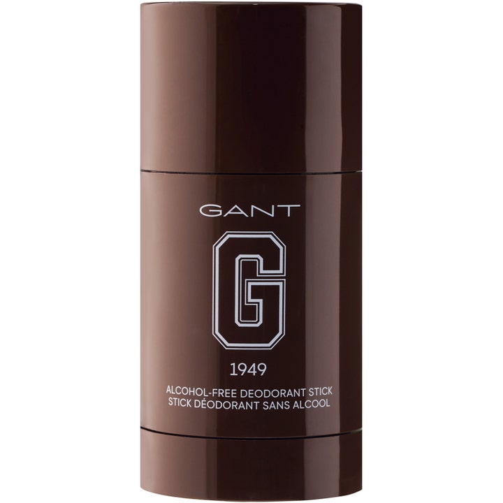 GANT Alcohol-Free Deodorant Stick är ett deo stick för känslig hud herr i en blank mörkbrun hylsa med vit text.