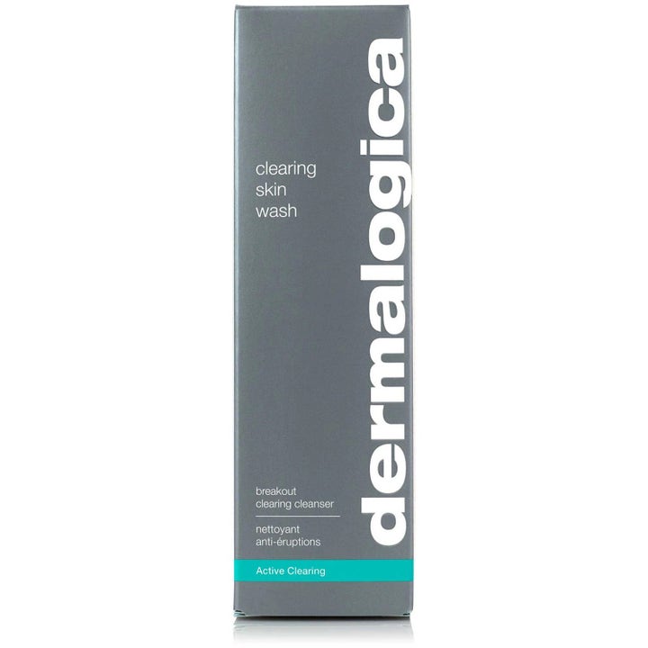 Dermalogica Clearing Skin Wash Duo 2 x 500 ml djuprengörande ansiktsrengöring i grå ytterförpackning