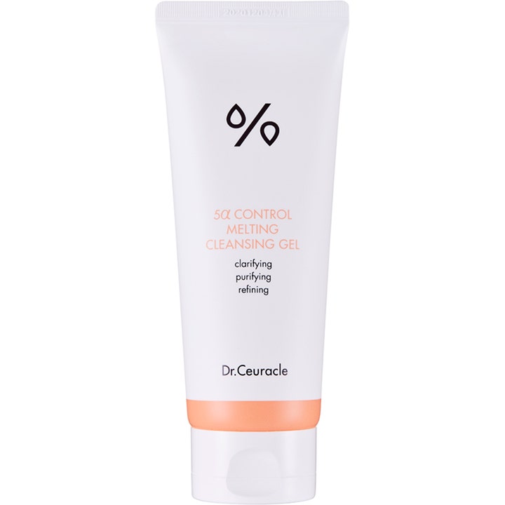 Dr.Ceuracle 5α Control Melting Cleansing Gel 150 ml djuprengörande rengöringsgel i vit plasttub med orange band