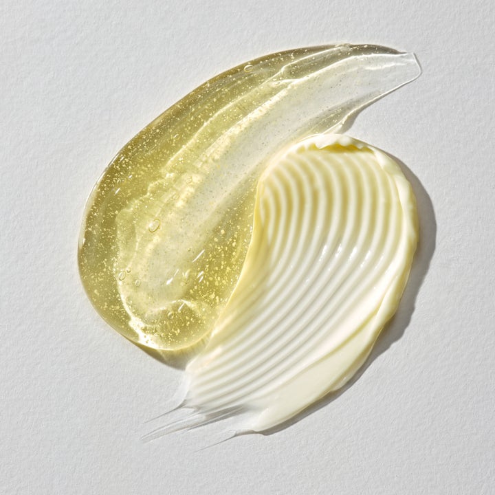 Dr. Ceuracle Pure VC Mellight A-tinol Cream 70 g ansiktskräm med vitamin C och retinol i gul gel och krämvit textur