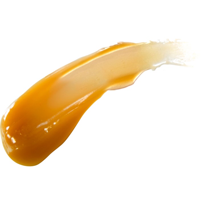I'm From Honey Mask 120 ml ansiktsmask med honung för torr hud visar en krämig bärnstensfärgad textur.