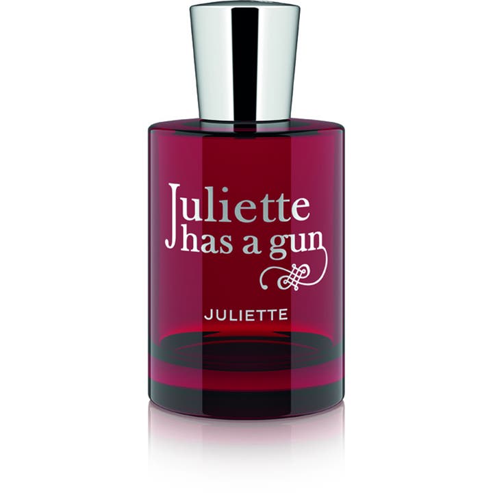 Juliette has a gun Juliette 50ml edp är en parfym i mörkröd glasflaska med silverfärgat lock