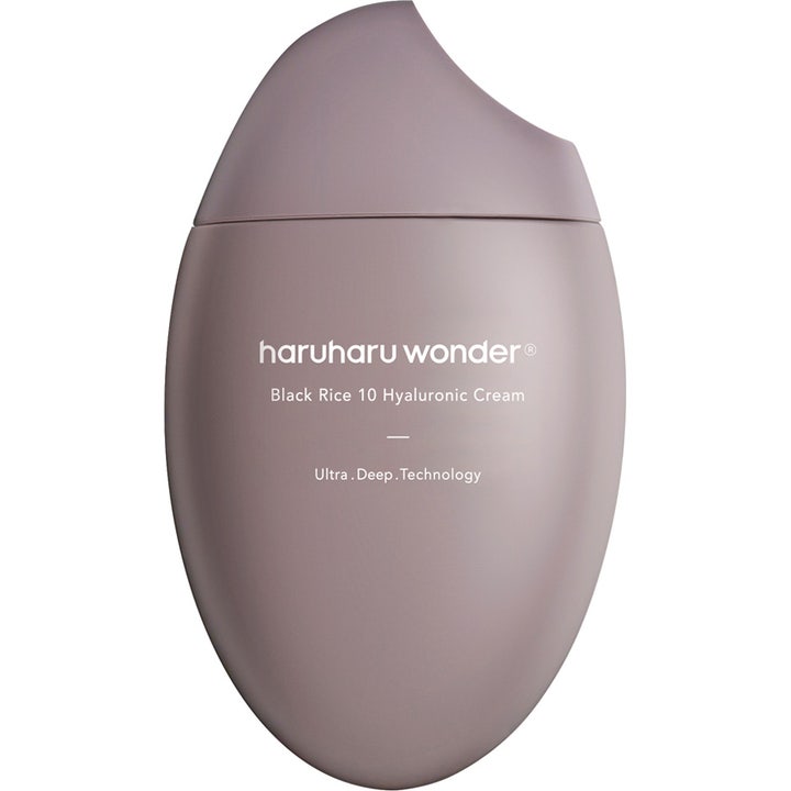 haruharu wonder Black Rice 10 Hyaluronic Cream 50 ml svart ris anti-aging kräm i en unik mauvefärgad äggformad behållare