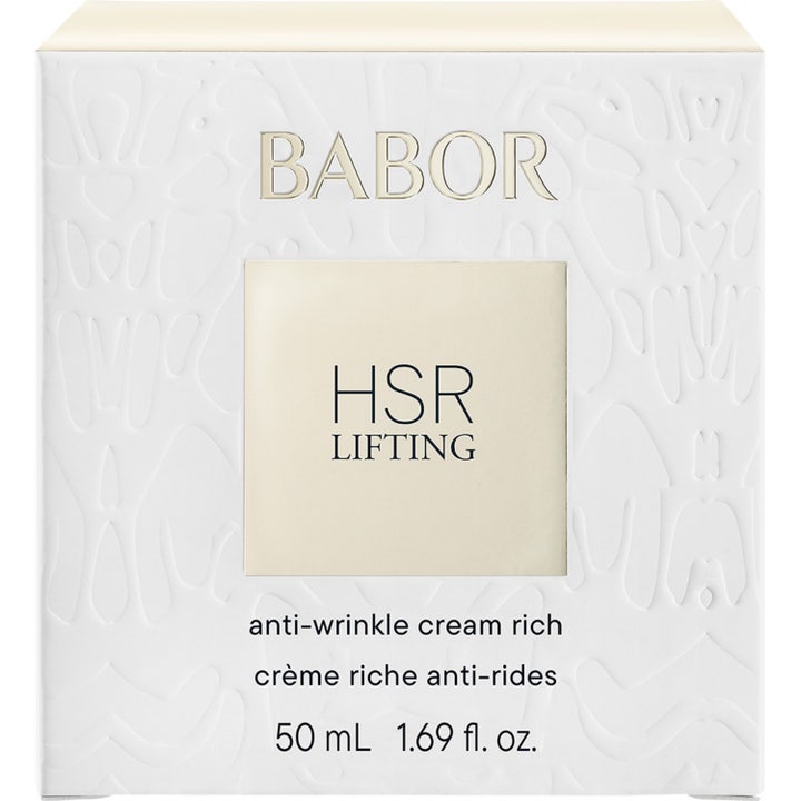 Babor HSR Lifting Cream Rich 50ml ansiktslyft kräm för mogen hud i lyxig klotformad guldbehållare med mönster
