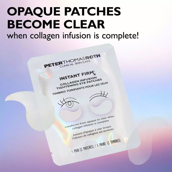 Peter Thomas Roth Instant FIRMx Collagen Infusion Tightening Eye Patches 8 st uppstramande ögonmasker i vit sachet