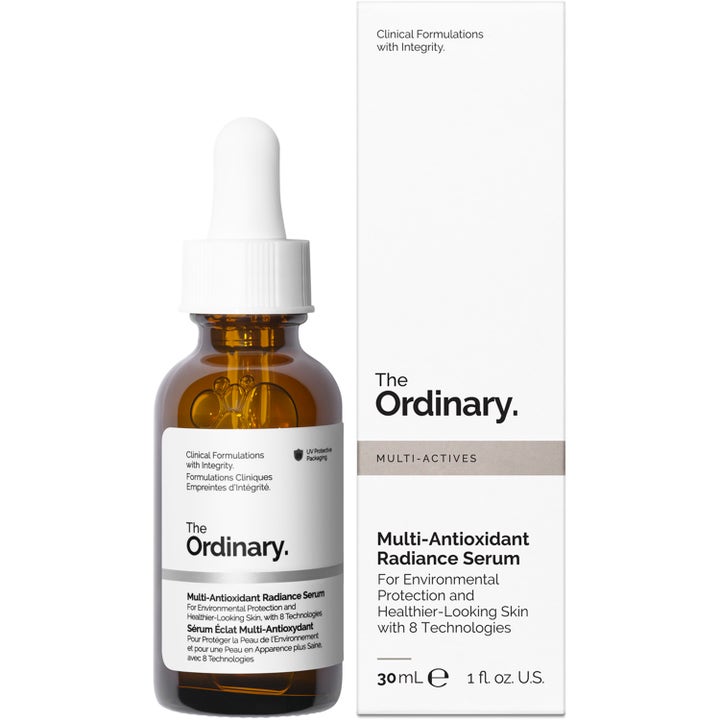 The Ordinary Multi-Antioxidant Radiance Serum 30 ml ger lyster i brun glasflaska för antioxidant hudvård glöd.