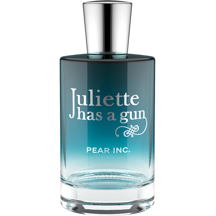 Juliette has a gun Pear Inc. Eau de Parfum 100 ml elegant fruktig parfym i en blåtonad glasflaska med silverkork