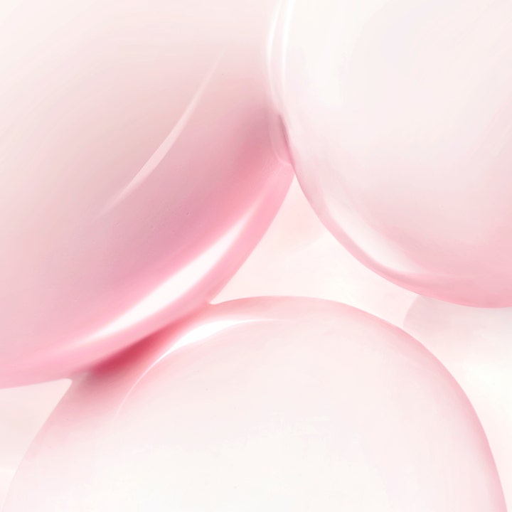 Lancôme Hydra Zen Gel Cream 30 ml dagkräm med gel textur och mjuka rosa sfärer som ger fukt för känslig hy