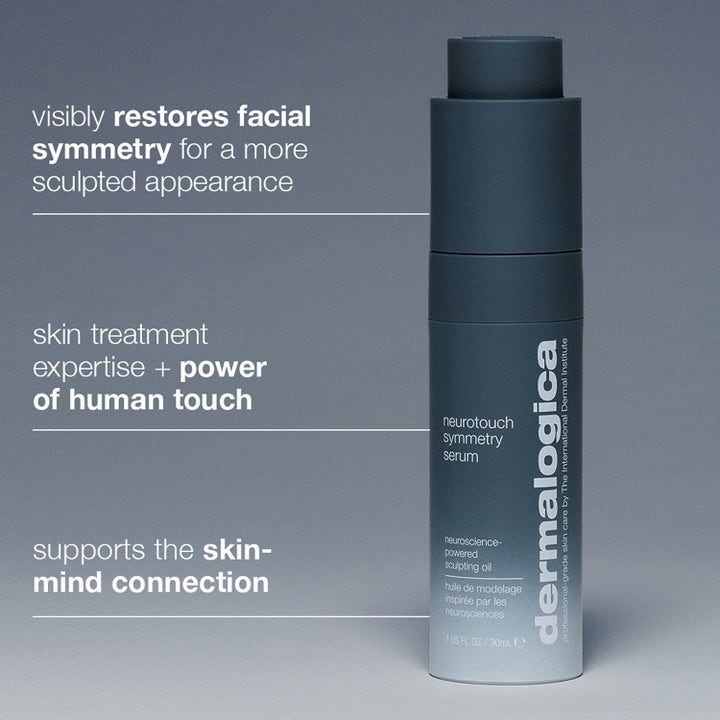 Dermalogica Neurotouch Symmetry Serum 30 ml skulpterande ansiktsserum i en mörkgrå stilren flaska