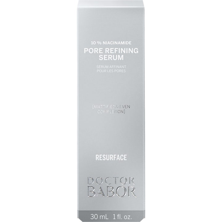 Babor DOC Pore Refining Serum 30 ml porförfining i silverförpackning med 10 % niacinamide