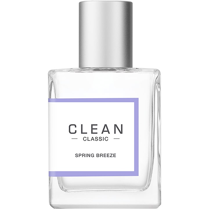 Clean Classic Spring Breeze Eau de Parfum 30 ml fräsch parfym i fyrkantig glasflaska med silverlock och lila detaljer