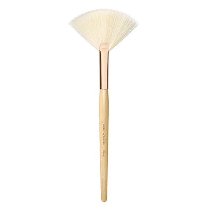 Blush Brush White Fan