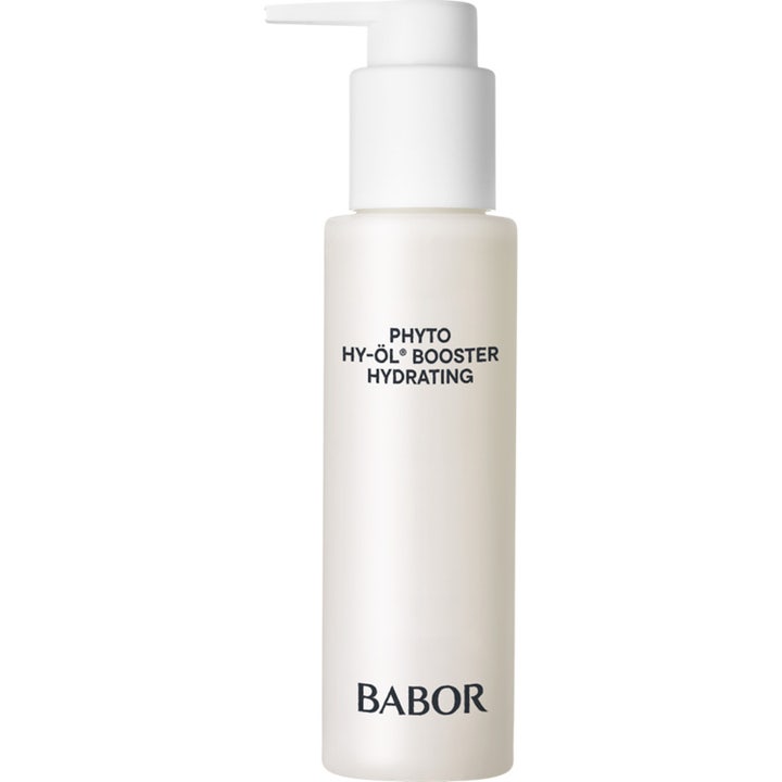 Babor Phyto HY-ÖL Booster Hydrating 100 ml återfuktande fuktbooster i vit flaska med praktisk pump för mjuk hud