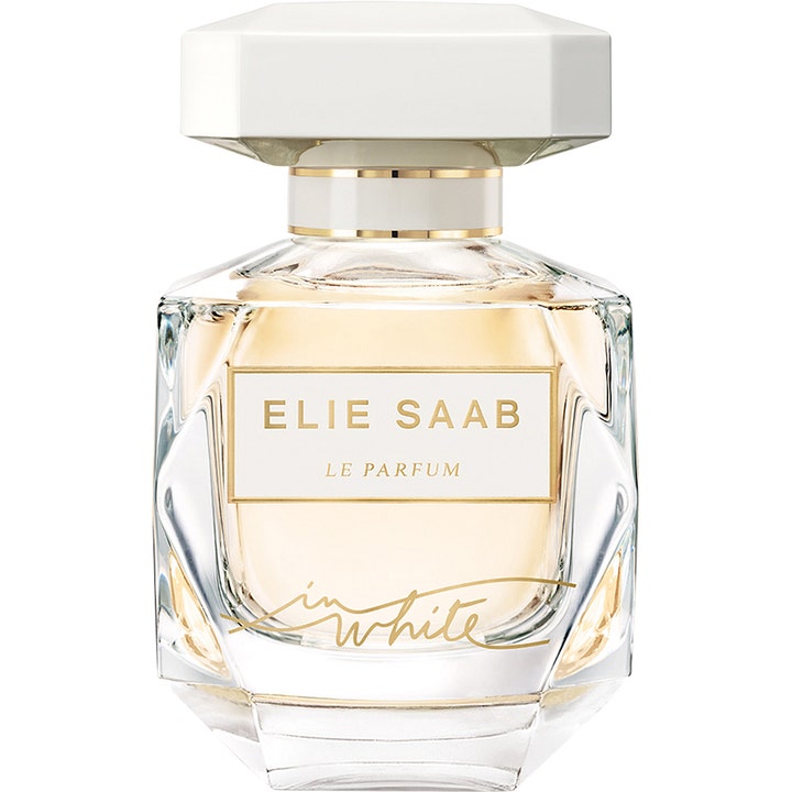 Elie Saab Le Parfum In White 30 ml eau de parfum bröllop dam i facetterad glasflaska med vit kork