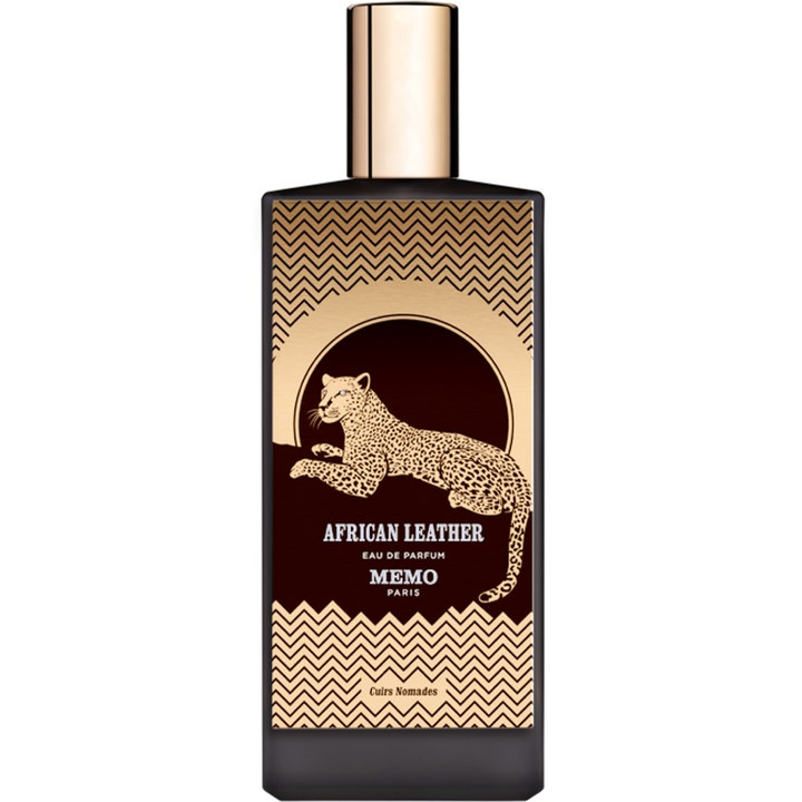Memo Paris African Leather 75 ml Eau de Parfum ger en lyxig känsla i en svart flaska med guldlock och leopardmotiv