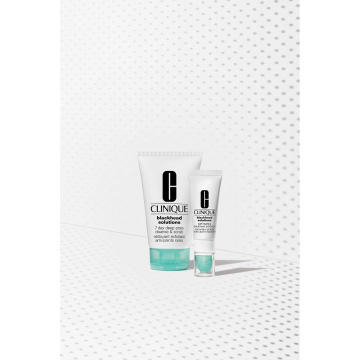 Clinique Blackhead Solutions 7 Day Deep Pore Cleanse & Scrub 125 ml djuprengörande ansiktsskrubb i vita tuber