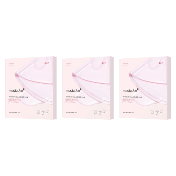 Pink Collagen Gel Mask Trio