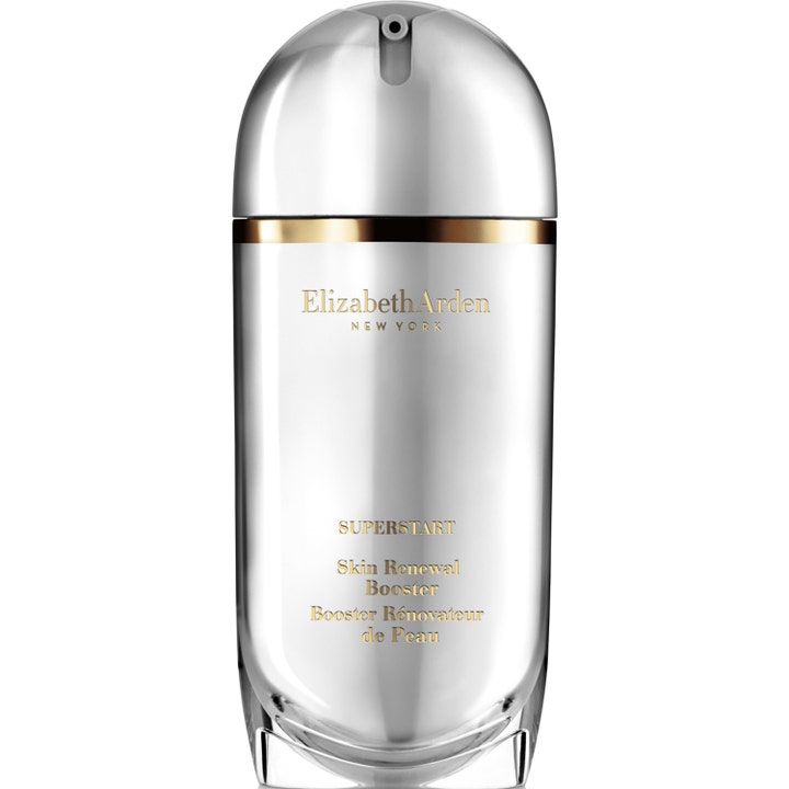 Elizabeth Arden Superstart Skin Renewal Booster 30 ml förnyande ansiktsserum i en stilren silverflaska med guldring