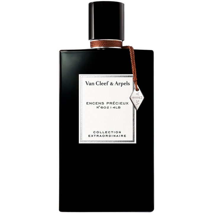 Van Cleef & Arpels Encens Précieux 75 ml Collection Extraordinaire unisex niche parfym i svart flaska med brunt snöre