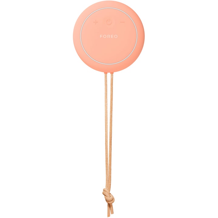 FOREO LUNA 4 body Peach Perfect 1 st kroppsborste för mjukgörande exfoliering i persikofärgad silikon med snöre