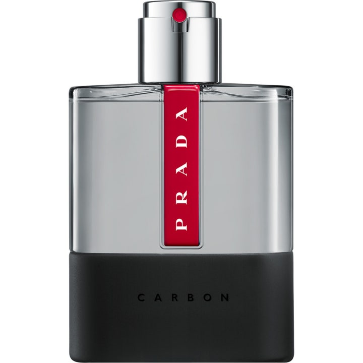 Prada Luna Rossa Carbon 100 ml prada carbon parfym i glasflaska med svart bas och röd rand