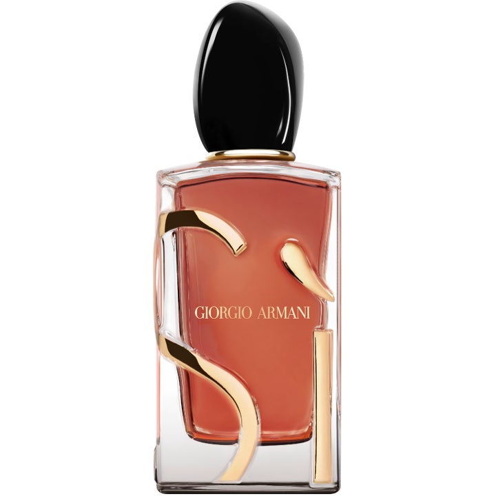 Giorgio Armani Sì Eau de Parfum 100ml parfym dam i glasflaska med bärnstensfärgad vätska och guldlogotyp