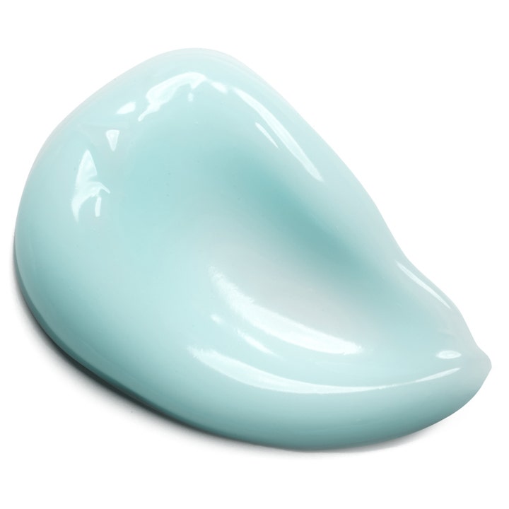 L’Oréal Paris Hydra Energetic 100 ml återfuktande dagkräm med en ljusblå krämig och glansig textur.