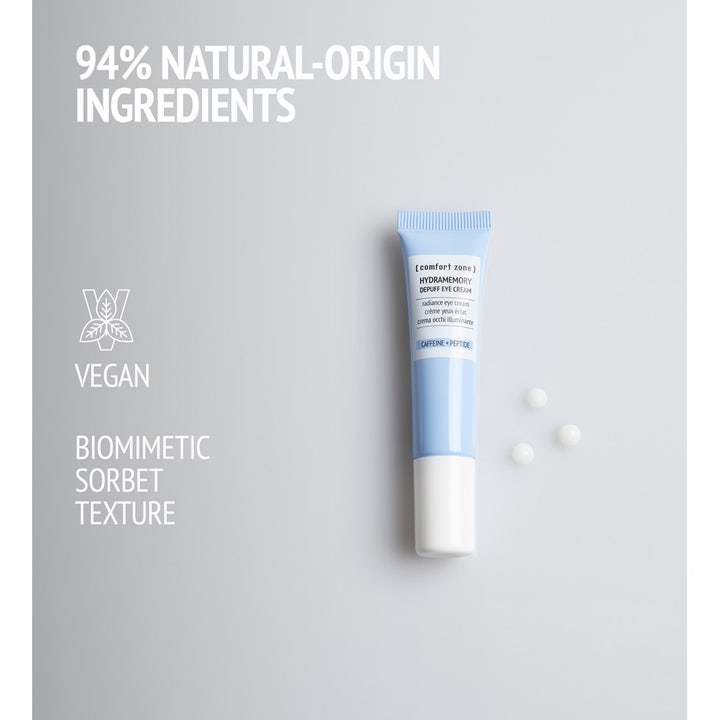 Comfort Zone Hydramemory Depuff Eye Cream 15 ml avsvällande ögonkräm med koffein och sorbé-textur
