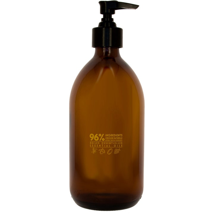 Compagnie de Provence Liquid Marseille Soap Anise Lavender 495 ml flytande handtvål i bärnstensfärgad glasflaska