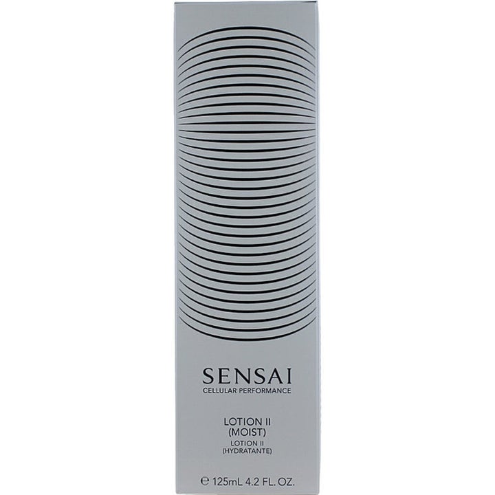 Sensai Cellular Performance Lotion II 125 ml anti-age fuktlotion i silverfärgad ask med grafiskt mönster