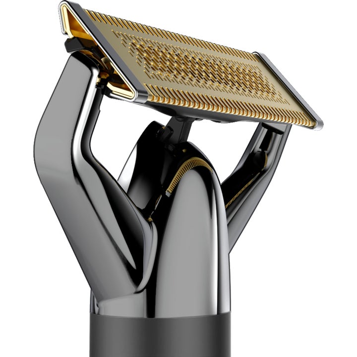 BaByliss Super X Metal Replacement X Blade 1 st skäggtrimmer ger en precis rakning med guldpläterat skärhuvud i mörk metall