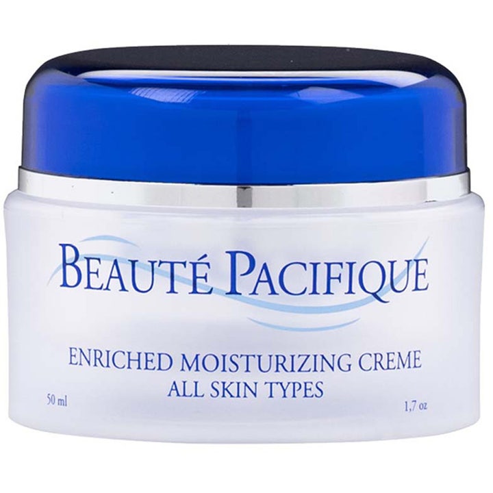 Beauté Pacifique Enriched Moisturizing Creme 50 ml berikad återfuktande ansiktskräm för fuktbalans i en vit burk