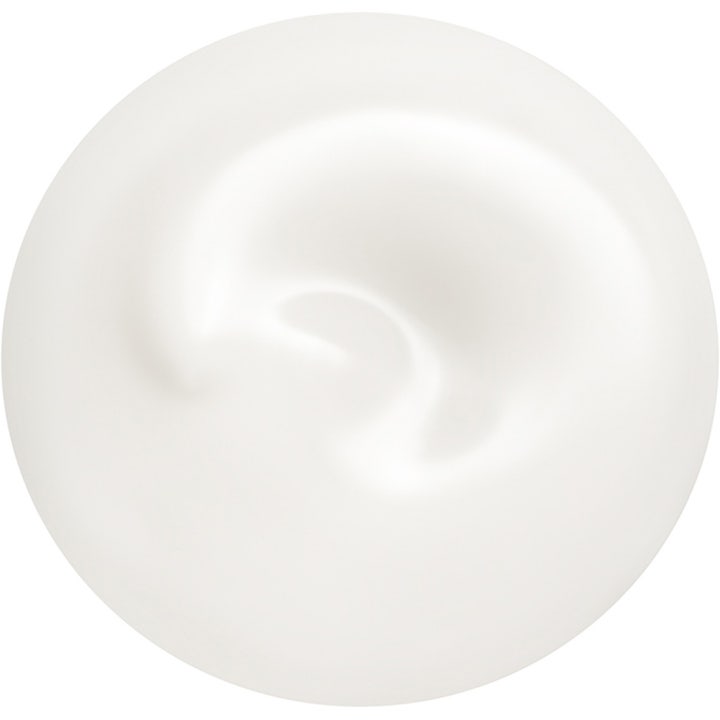 Shiseido Total Revitalizer Liquid Fluid 70 ml ansiktsfluid för män med en mjuk krämig vit textur i klickform.