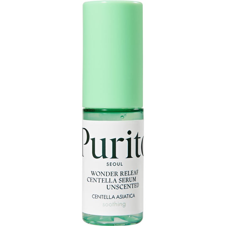 Purito Wonder Releaf Centella Serum Unscented 60 ml anti-inflammatoriskt serum i grön plastflaska