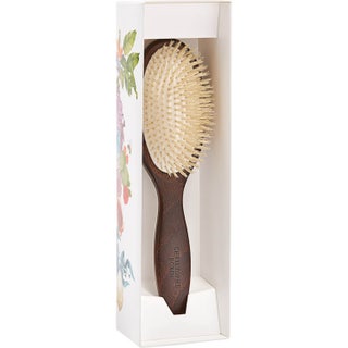 Christophe Robin Detangling Hairbrush 100% Natural Boar-Bristle And Wood
