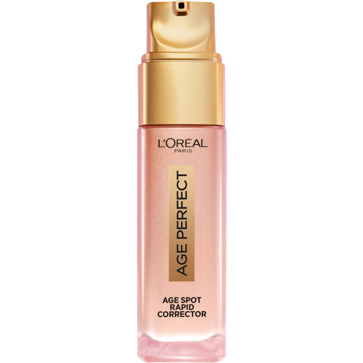 L'Oréal Age Perfect Age Spot Rapid Corrector 30 ml serum mot åldersfläckar i ansiktet i flaska med guldpump