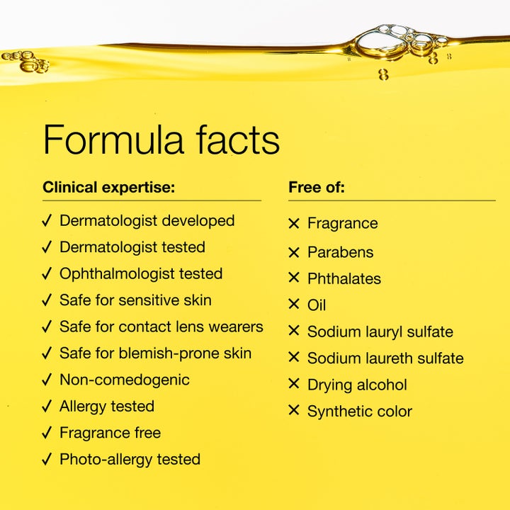 Clinique UV Solutions Mattifying Sunscreen 40 ml mattande dagkräm visar gul grafik med Formula facts och kliniska fördelar.
