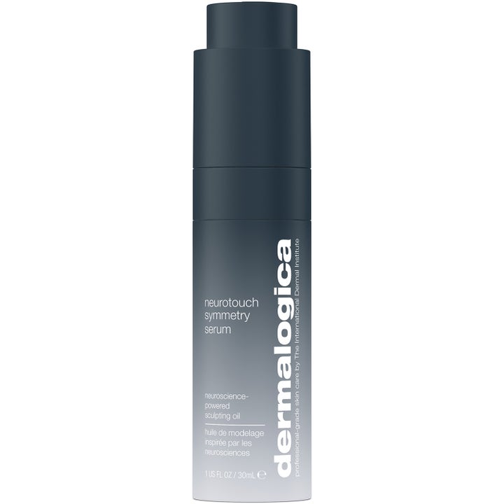 Dermalogica Neurotouch Symmetry Serum 30 ml skulpterande ansiktsolja i en gradientblå cylinderformad flaska