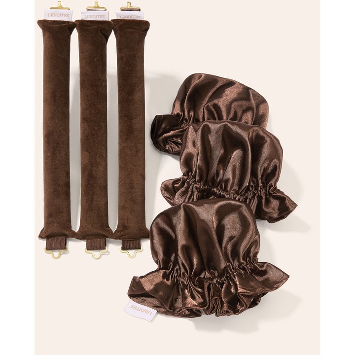 Heatless Curling Rods with Caps 3-Pack Set