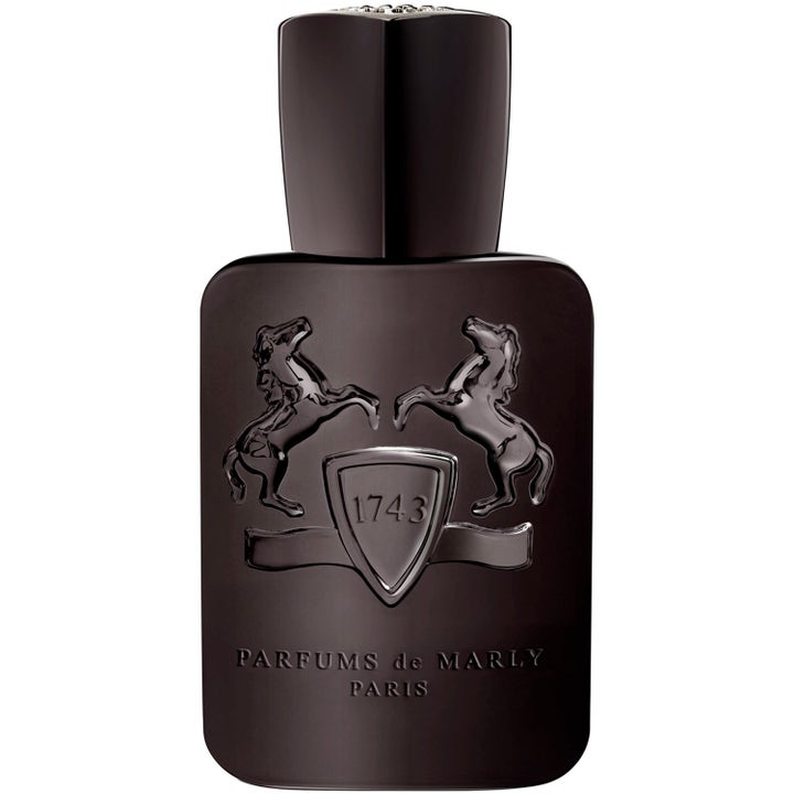 Parfums de Marly Herod 75 ml vinterparfym herr i en mörkbrun metallisk flaska med två präglade hästar