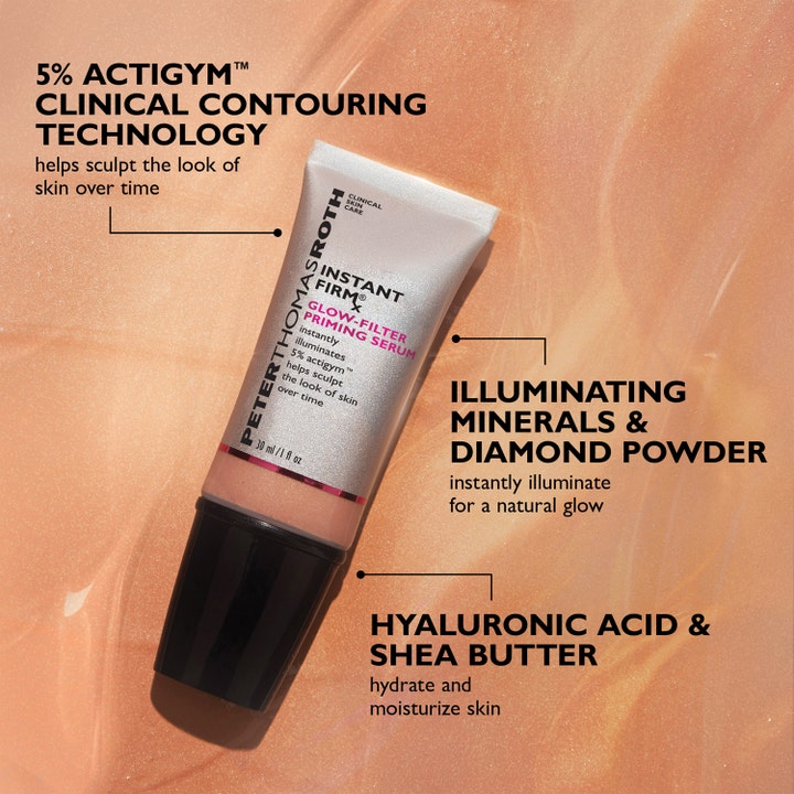 Peter Thomas Roth Instant FIRMx Glow-Filter Priming Serum 30 ml lystergivande primer med diamantpuder och hyaluronsyra.