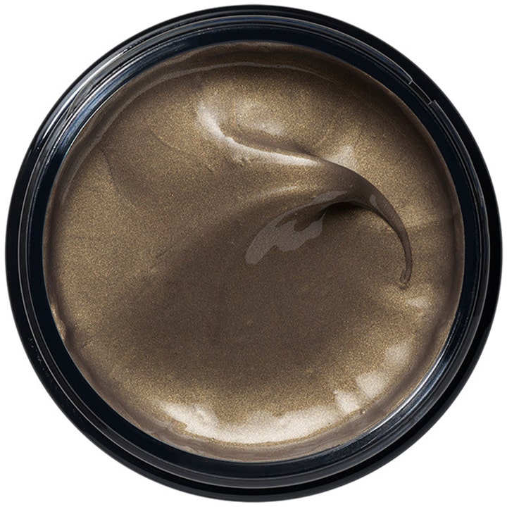 Origins Clear Improvement Rich Purifying Mask 75 ml renande ansiktsmask med krämig mörkgrå textur och lyster.