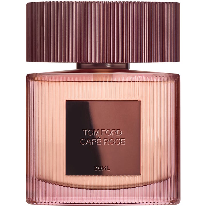 Tom Ford Café Rose edp 30 ml parfym i räfflad rosa glasflaska med matchande lock
