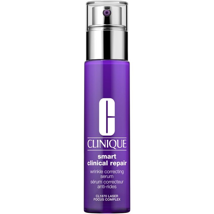 Clinique Smart Clinical Repair Wrinkle Correcting Serum 50 ml anti-aging serum för djupa rynkor i lila flaska