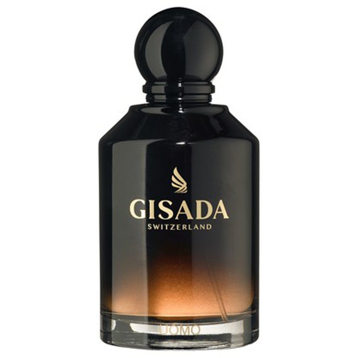 Gisada Uomo Eau de Parfum 100ml Gisada parfym herr i svart glasflaska med guldtext och rund kork