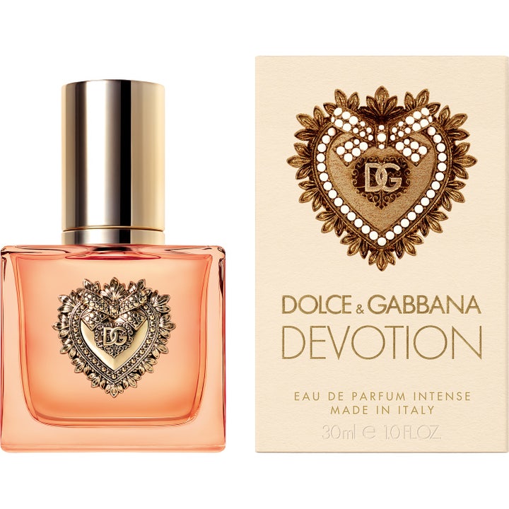 Dolce & Gabbana Devotion Intense 30 ml Dolce Gabbana dam parfym i bärnstensfärgad flaska med lyxigt guldhjärta och ask