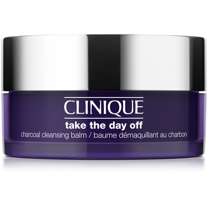 Clinique Take The Day Off Charcoal Cleansing Balm 125ml djuprengörande balm med kol i lila burk med silverlock