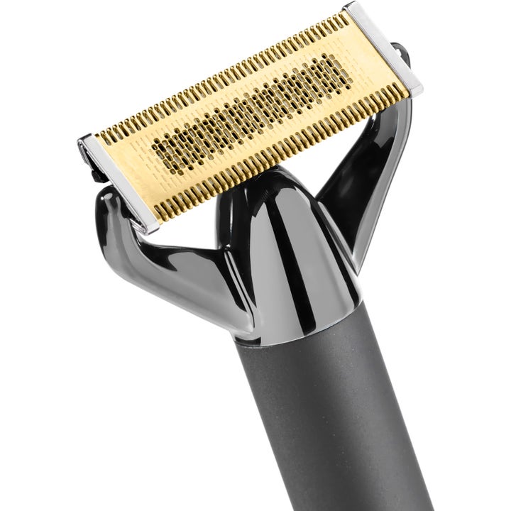 BaByliss Super X Metal X Blade 1 st skäggtrimmer med guldfärgat skärhuvud på svart skaft